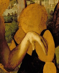 Christ Supported by Three Angels (detail) by Antonello da Messina